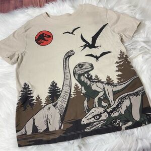 Old Navy Dinosaur Graphic Short Sleeve Shirt - Boys Size M (8)